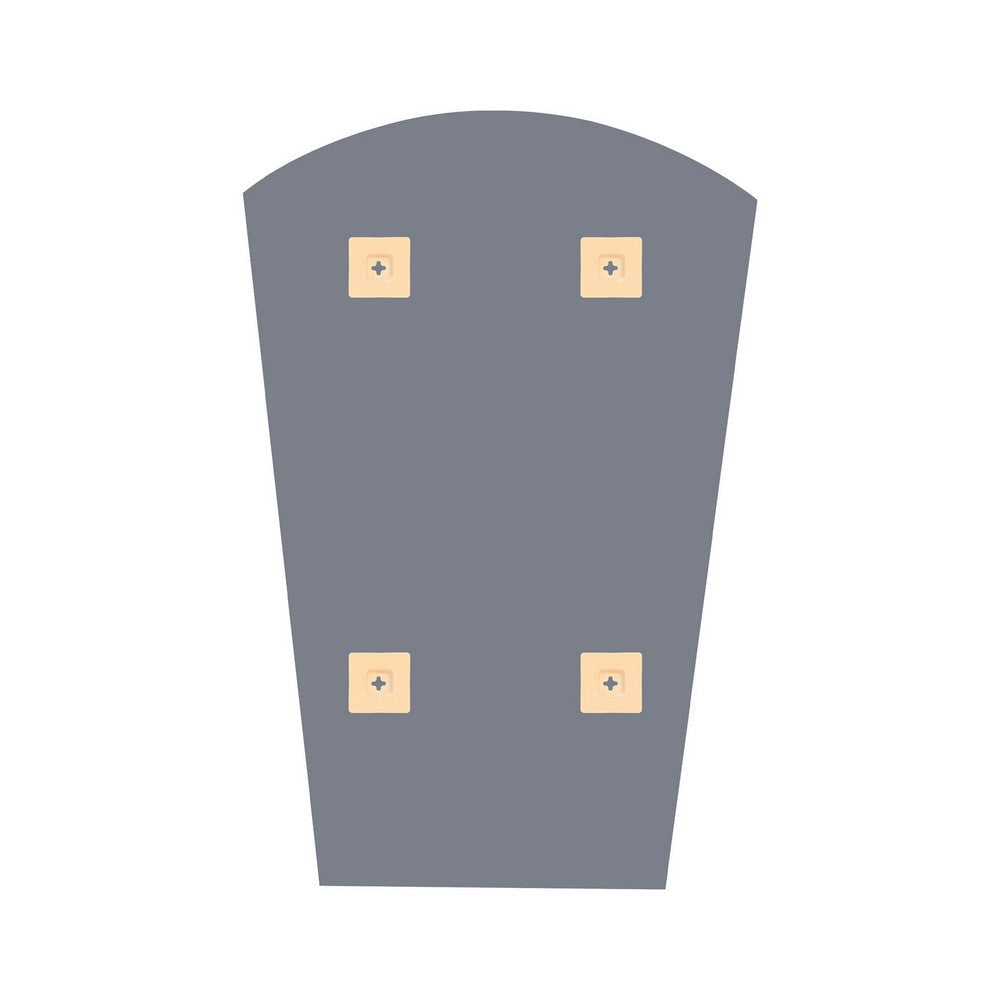 Reflection Verical/Horizontal Hanging Arched-Rectangle Shaped Frameless Wall Mirror 35’’ Height CHL-CH7M012SV35-VRT