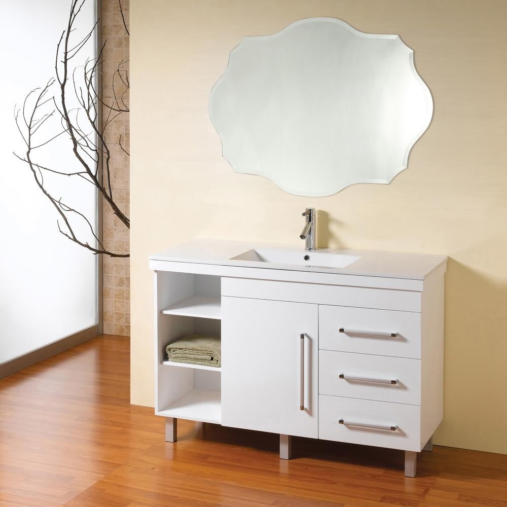 Lighting CAVERLY Large Frameless Wall Mirror 24x32 CHL-CH7M014SV24-FIR