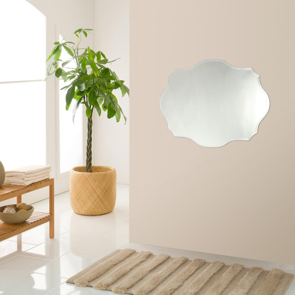 Lighting CAVERLY Large Frameless Wall Mirror 24x32 CHL-CH7M014SV24-FIR