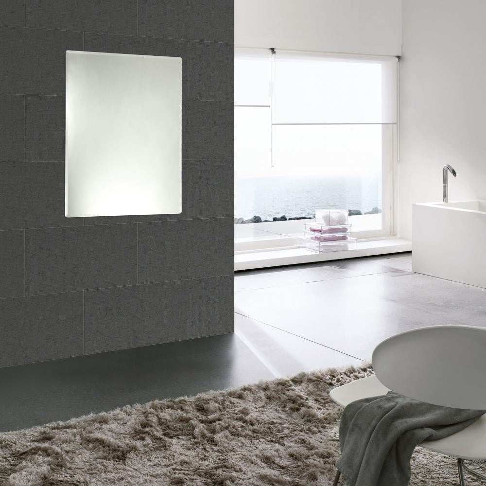 Lighting GOODWIN Large Frameless Wall Mirror 28x35 CHL-CH7M021SV28-FRT