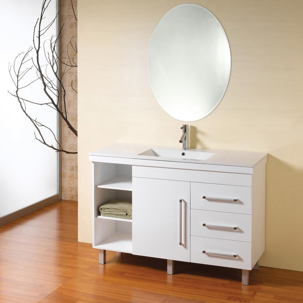 Lighting MAISIE Large Frameless Wall Mirror 24x32 CHL-CH7M035SV24-FRT