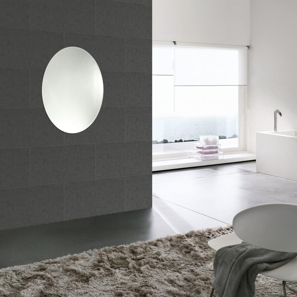 Lighting MAISIE Large Frameless Wall Mirror 28x35 CHL-CH7M035SV28-FRT