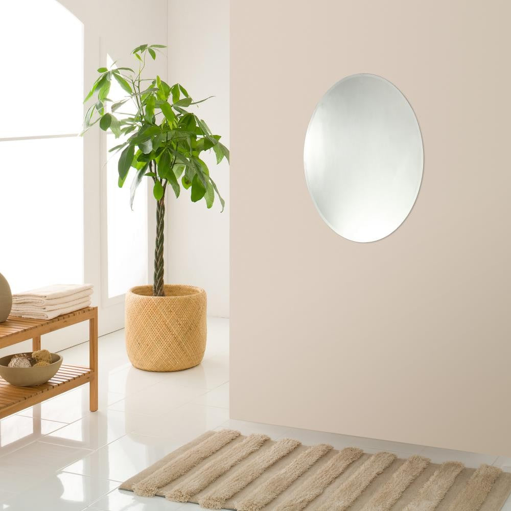 Lighting MAISIE Large Frameless Wall Mirror 28x35 CHL-CH7M035SV28-FRT