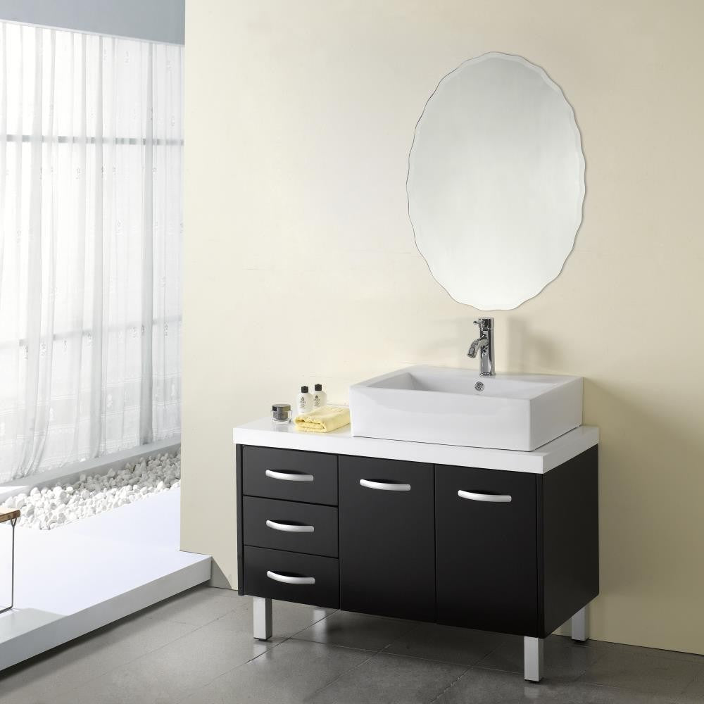 Lighting MYRLIN Large Frameless Wall Mirror 24x32 CHL-CH7M049SV24-GOV