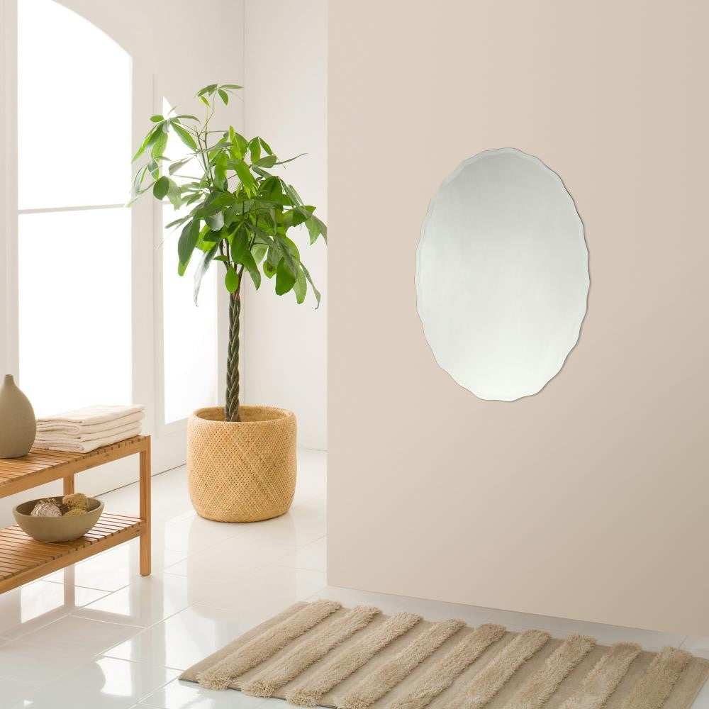 Lighting MYRLIN Large Frameless Wall Mirror 24x32 CHL-CH7M049SV24-GOV