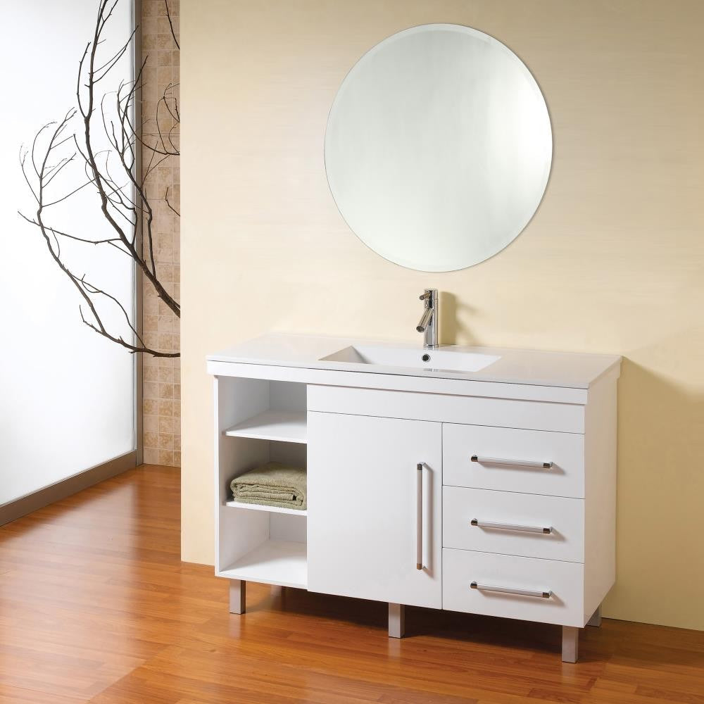 Lighting DODSON Large Frameless Wall Mirror 23x23 CHL-CH7M077SV23-GRD