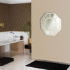 Contemporary Style Metal Wall Mirror with Octagonal Shape Design Silver CHL-CH7M126SV27-FOT