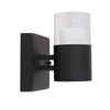 Lighting AALOK 1 Light LED In/Out Door Wall Sconce 3000K Warm White 7’’ Tall CHL-CH7Q001BK07-LW1