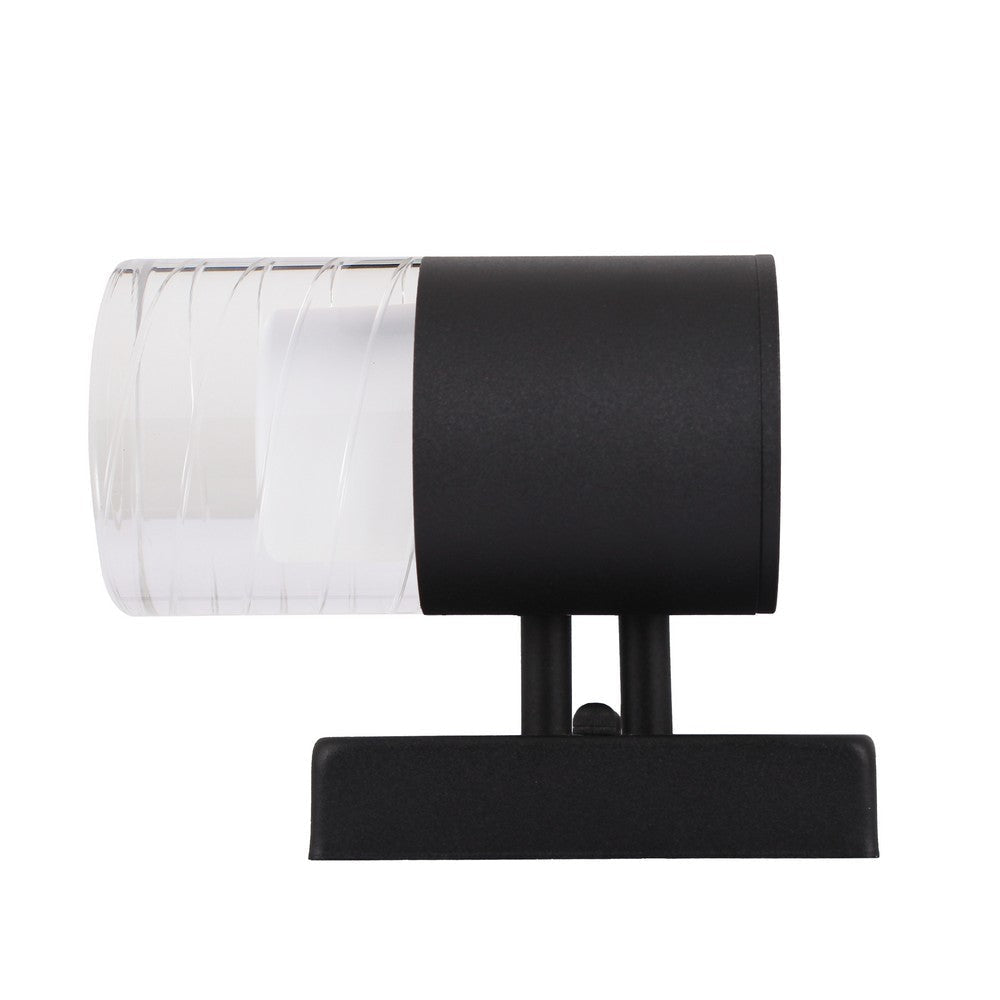 Lighting AALOK 1 Light LED In/Out Door Wall Sconce 3000K Warm White 7’’ Tall CHL-CH7Q001BK07-LW1