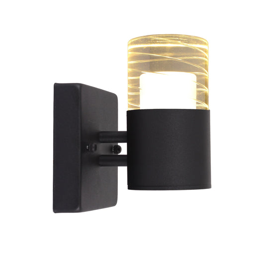 Lighting AALOK 1 Light LED In/Out Door Wall Sconce 3000K Warm White 7" Tall