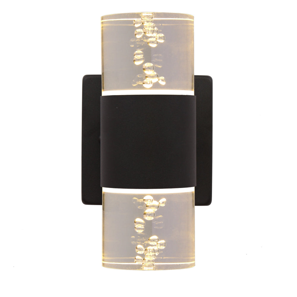 Lighting AMBERT 2 Light LED In/Out Door Wall Sconce 3000K Warm White 10" Tall