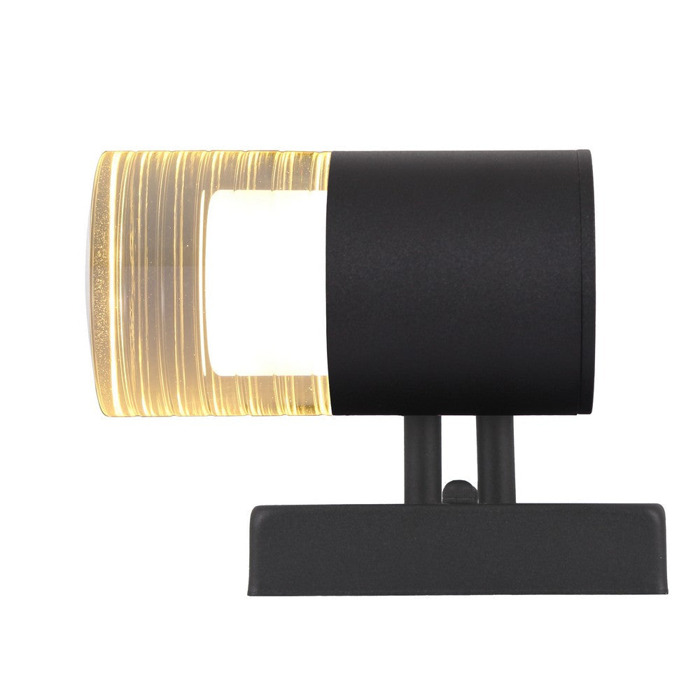 Lighting ANWAR 1 Light LED In/Out Door Wall Sconce 3000K Warm White 7’’ Tall CHL-CH7Q037BK07-LW1