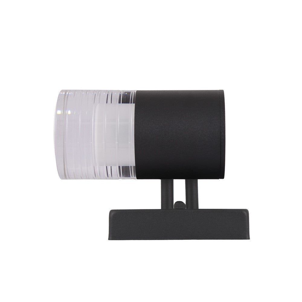 Lighting ANWAR 1 Light LED In/Out Door Wall Sconce 3000K Warm White 7’’ Tall CHL-CH7Q037BK07-LW1