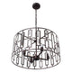 Lighting NAOMI Contemporary 4 Light Rubbed Bronze Ceiling Pendant 20’’ Wide CHL-CH7R038RB20-UP4