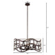 Lighting WILLOW Transitional 6 Light Oil Rubbed Bronze Ceiling Pendant 25’’ Wide CHL-CH7S022RB25-UP6