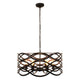 Lighting CAPELLA Transitional 6 Light Oil Rubbed Bronze Ceiling Pendant 24’’ Wide CHL-CH7S023RB24-UP6