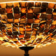 CHLOE Lighting CROWN Mosaic-Style 2 Light Semi-Flush Ceiling Fixture 16’’ Wide CHL-CH8C402BW16-UF2