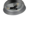 Metal 3 Light Ceiling Pendant with Wall Outlet Switch Black and Silver CHL-CH8D060BK16-DP3