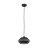 Lighting FINN Contemporary-Style 1 Light Brown and White Ceiling Mini Pendant 10’’ Wide CHL-CH8D479BR10-DP1