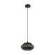 Lighting FINN Contemporary-Style 1 Light Brown and White Ceiling Mini Pendant 10’’ Wide CHL-CH8D479BR10-DP1