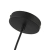 Lighting IRONCLAD Contemporary-Style 1 Light Black and Gold Ceiling Mini Pendant 8’’ Wide CHL-CH8D655BK08-DP1