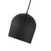 Lighting IRONCLAD Contemporary-Style 1 Light Black and Gold Ceiling Mini Pendant 8’’ Wide CHL-CH8D655BK08-DP1