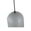 Lighting IRONCLAD Contemporary-Style 1 Light Gray and White Ceiling Mini Pendant 8’’ Wide CHL-CH8D655GY08-DP1