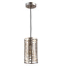 Lighting LAUREN Industrial 1 Light Antique Silver Mini Ceiling Pendant 5.5’’ Wide CHL-CH8D771AS06-UP1