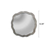 CHLOE’s Reflection Contemporary-Style Silver Finish Round Wall Mirror 33’’ Wide CHL-CH8M001SP33-RND