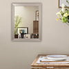 Rectangular Wall Mirror with Molded Details Silver CHL-CH8M011SV36-FRT