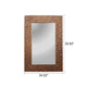 CHLOE’s Reflection Contemporary-Style Rectangle Antique Golden Finish 36’’ CHL-CH8M012GZ36-VRT