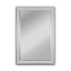 CHLOE's Reflection Contemporary White Finish Rectangle Framed Wall Mirror 35" Width