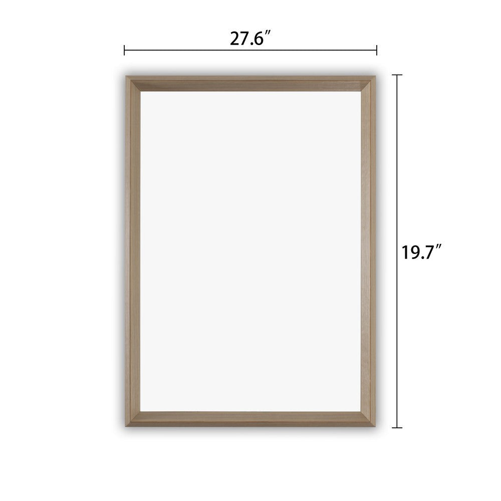 Reflection Golden Oak Finish Framed Wall Mirror 28’’ Height CHL-CH8M032GP28-FRT