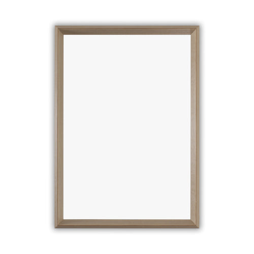 Reflection Golden Oak Finish Framed Wall Mirror 28" Height