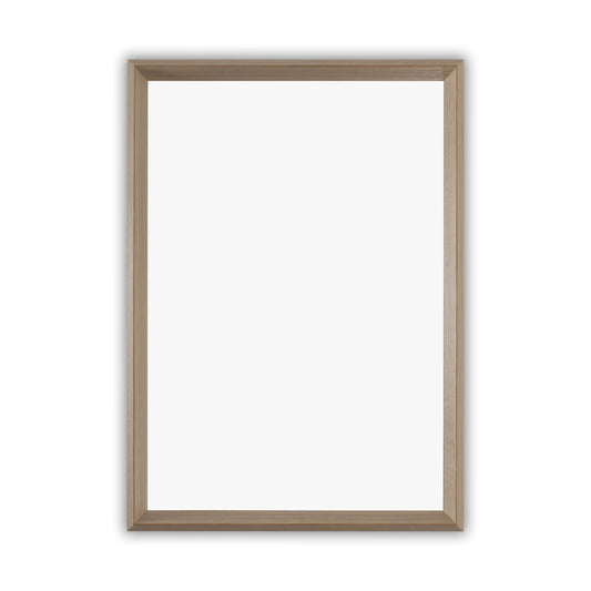 Reflection Golden Oak Finish Framed Wall Mirror 28" Height
