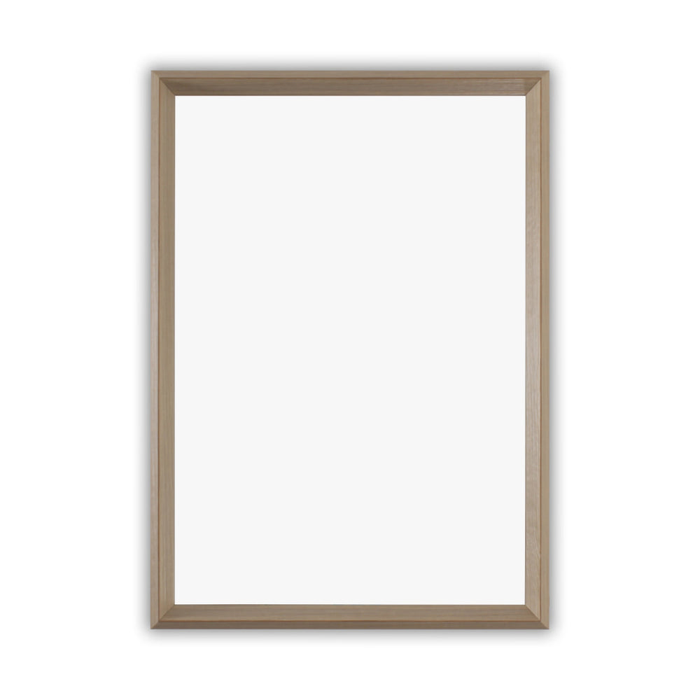 Reflection Golden Oak Finish Framed Wall Mirror 28" Height
