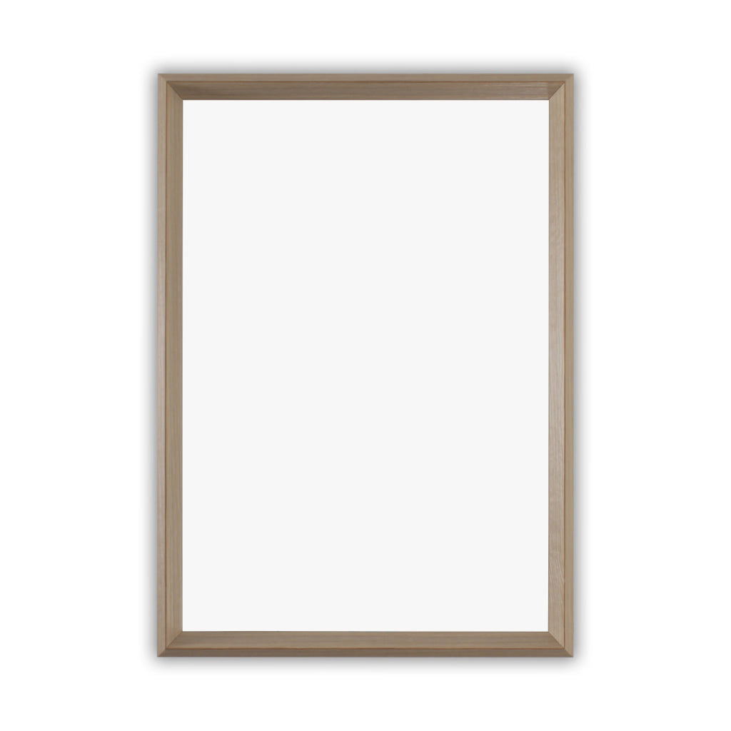 Reflection Golden Oak Finish Framed Wall Mirror 28" Height