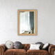 Reflection Golden Finish Framed Wall Mirror 32’’ Height CHL-CH8M033GP32-FRT