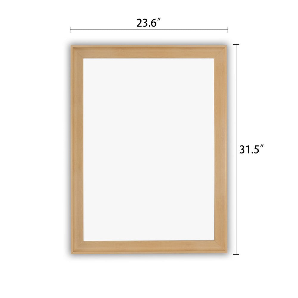 Reflection Golden Finish Framed Wall Mirror 32’’ Height CHL-CH8M033GP32-FRT