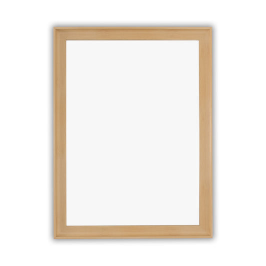 Reflection Golden Finish Framed Wall Mirror 32" Height