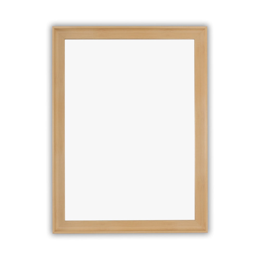 Reflection Golden Finish Framed Wall Mirror 32" Height