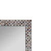 Reflection Verical/Horizontal Hanging Seashell Finish Rectangle Framed Wall Mirror 32’’ Height CHL-CH8M103BS32-VRT