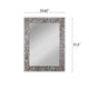 Reflection Verical/Horizontal Hanging Seashell Finish Rectangle Framed Wall Mirror 32’’ Height CHL-CH8M103BS32-VRT