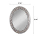 Chloe’S Reflection Vertical Hanging Seashell Finish Oval Framed Wall Mirror 35’’ Height CHL-CH8M103BS36-VOV