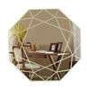 CHLOE’s Reflection Contemporary-Style Octagon Golden Finish Wall Mirror 30’’ Tall CHL-CH8M303GD30-OCT