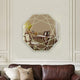 CHLOE’s Reflection Contemporary-Style Octagon Golden Finish Wall Mirror 30’’ Tall CHL-CH8M303GD30-OCT