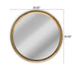 CHLOE’s Reflection Contemporary Maple Wood Finish Round Framed Wall Mirror 36’’ Width CHL-CH8M801NO36-RND
