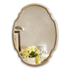 CHLOE’s Reflection Contemporary Maple Wood Finish Oval Framed Wall Mirror 36’’ Height CHL-CH8M803NO36-VOV