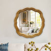 CHLOE’s Reflection Contemporary Maple Wood Finish Round Framed Wall Mirror 33’’ Width CHL-CH8M805NO33-RND