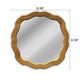CHLOE’s Reflection Contemporary Maple Wood Finish Round Framed Wall Mirror 33’’ Width CHL-CH8M805NO33-RND